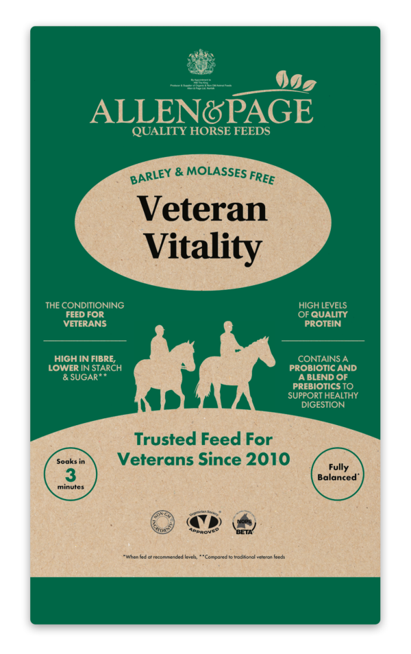 Allen & Page Veteran Vitality Horse Feed 20kg