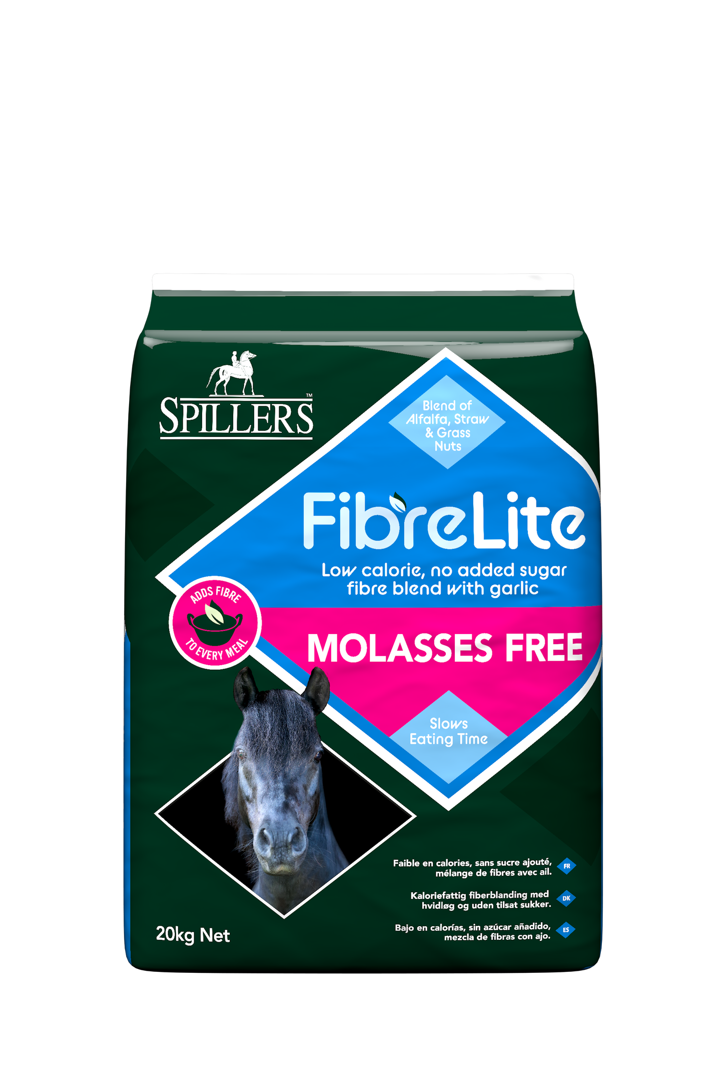 Spillers Fibre Lite Molasses Free 20kg