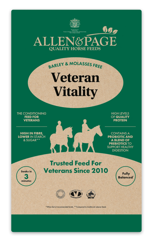 Allen & Page Veteran Vitality Horse Feed 20kg