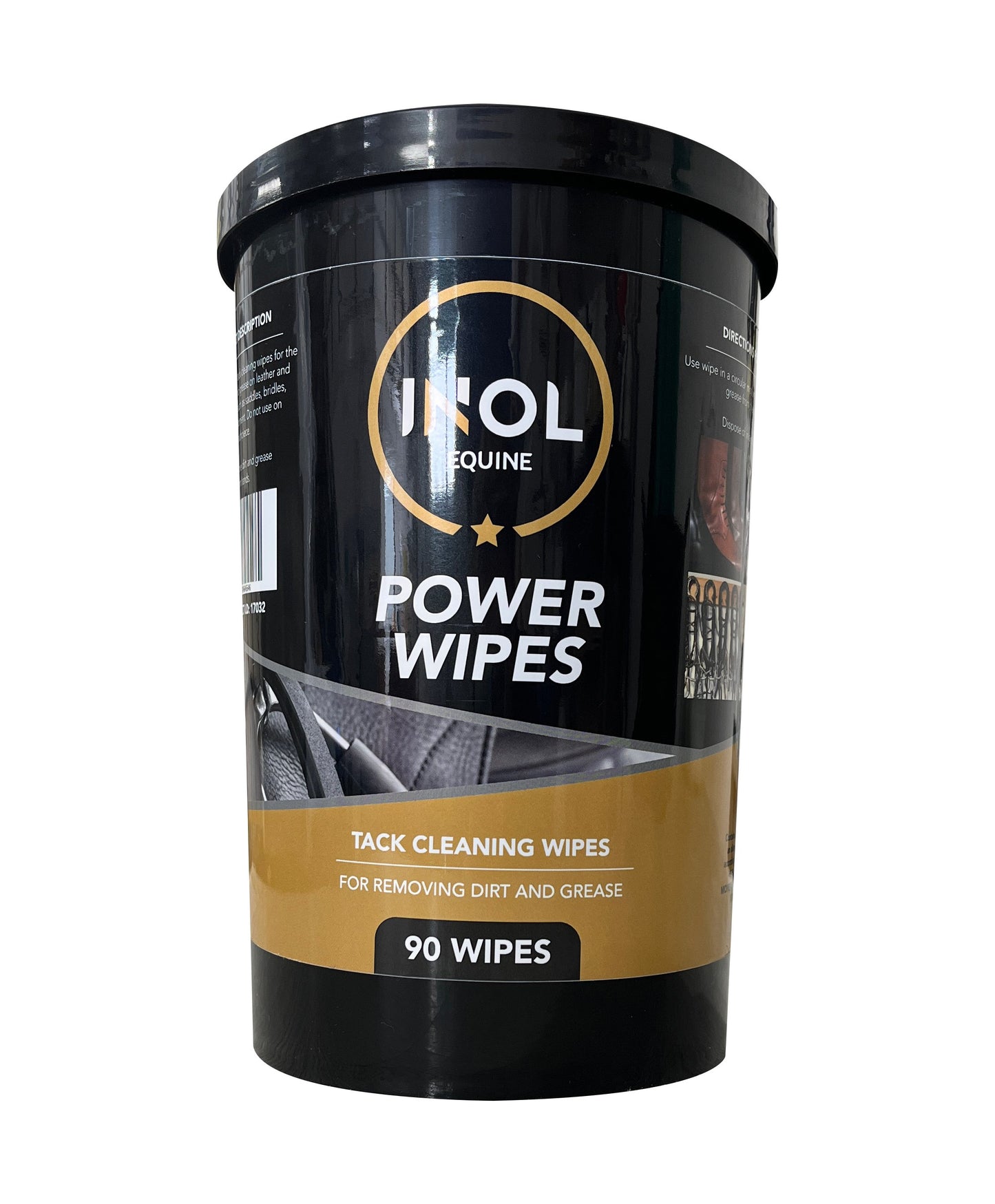 INOL Equine Power Wipes Tub 90 Wipes