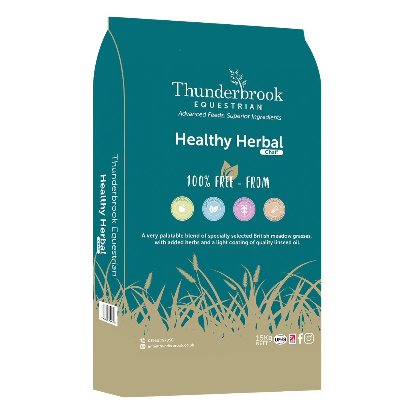 Thunderbrook Equestrian Healthy Herbal Chaff 15kg