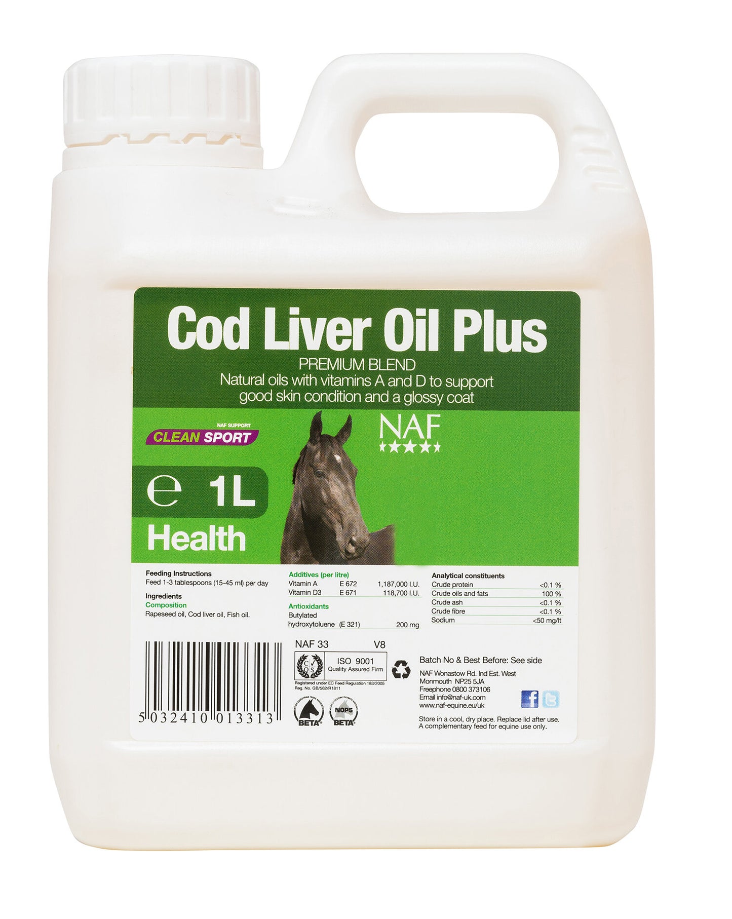 NAF Codliver Oil 1L