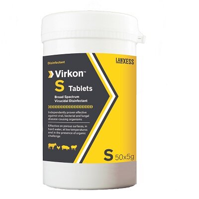 Virkon S Disinfectant Tablets 50 x 5g